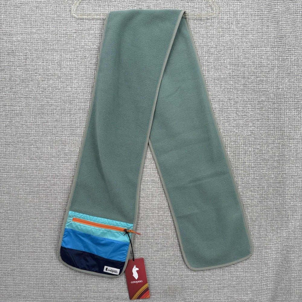 Cotopaxi Scarf One Size Teca Fleece Zip Pocket Colorblock Zydeco Recycled